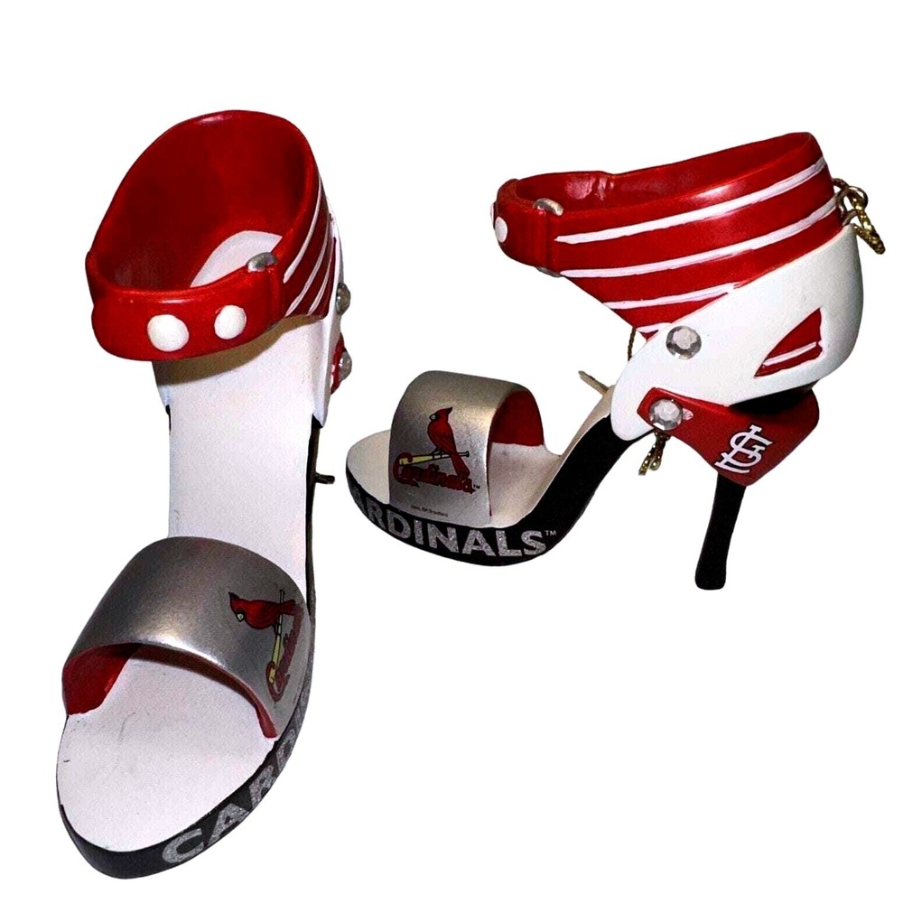 Bradford Exchange MLB St. Louis Cardinals Ornamnent Sandal Heels Collectible